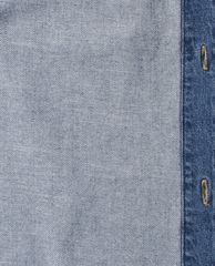 MLB - Áo sơ mi tay dài Mega Logo Denim