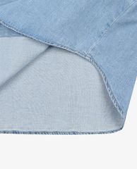 MLB - Áo sơ mi denim tay ngắn Basic Logo