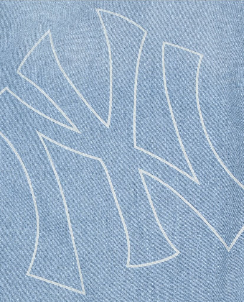 MLB - Áo sơ mi denim tay ngắn Basic Logo