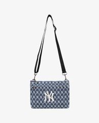 MLB - Túi đeo chéo chữ nhật chữ nhật Monogram Denim Sacoche