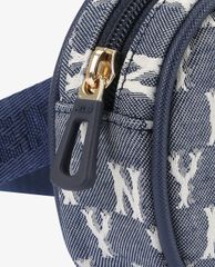 MLB - Túi bao tử phom bầu dục Denim Monogram