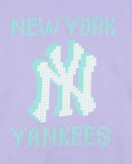 MLB - Áo sweatshirt tay dài cổ tròn PLAY Pixel Logo