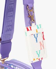 MLB - Túi đeo chéo trẻ em chữ nhật Monogram PVC Camera
