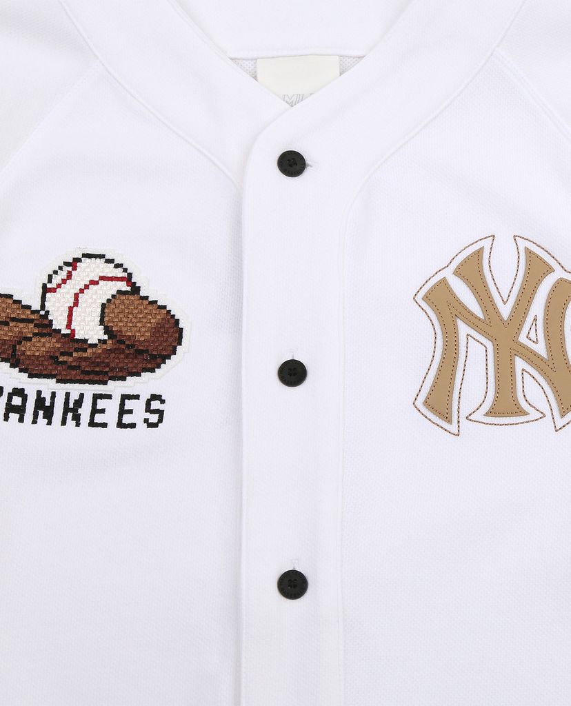 MLB - Áo thun bóng chày cổ V PLAY Baseball