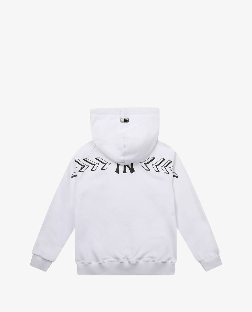 MLB - Áo hoodie tay dài phối mũ thời trang Symbol Overfit