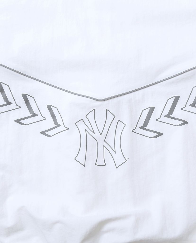 MLB - Áo khoác kiểu tay dài phối mũ trùm Seamball Hidden