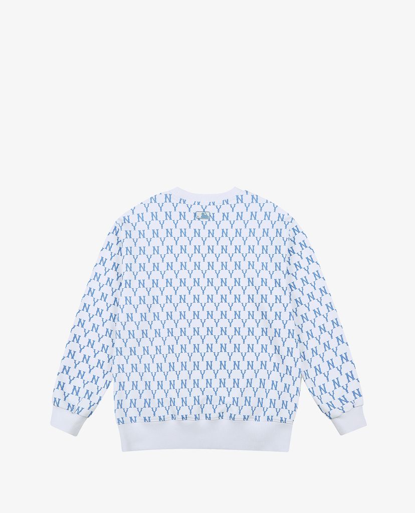 MLB - Áo sweatshirt tay dài cổ tròn Monogram Allover