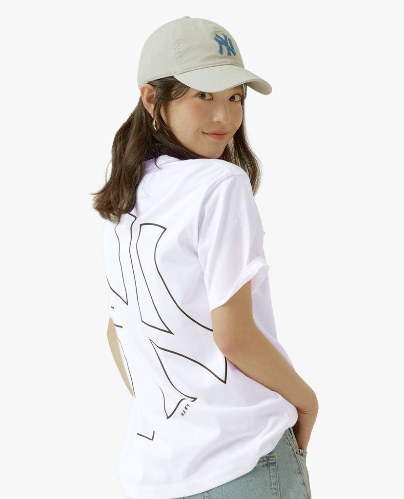 MLB - Áo thun cổ tròn ngắn tay Mega Logo Over Fit