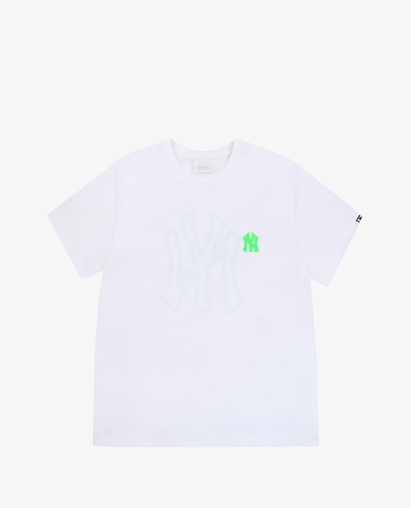 MLB - Áo thun cổ tròn ngắn tay Neon Art Big Logo