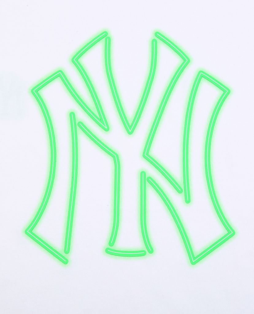 MLB - Áo thun cổ tròn ngắn tay Neon Art Big Logo