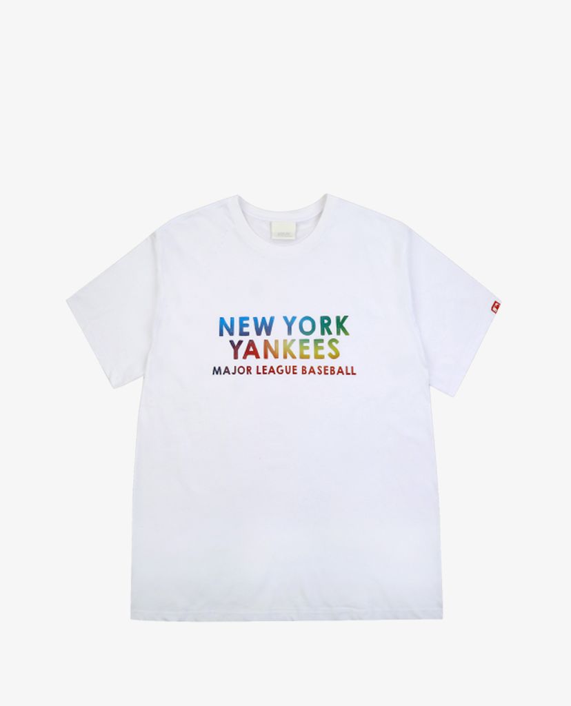 MLB - Áo thun tay ngắn cổ tròn Rainbow Lollipop