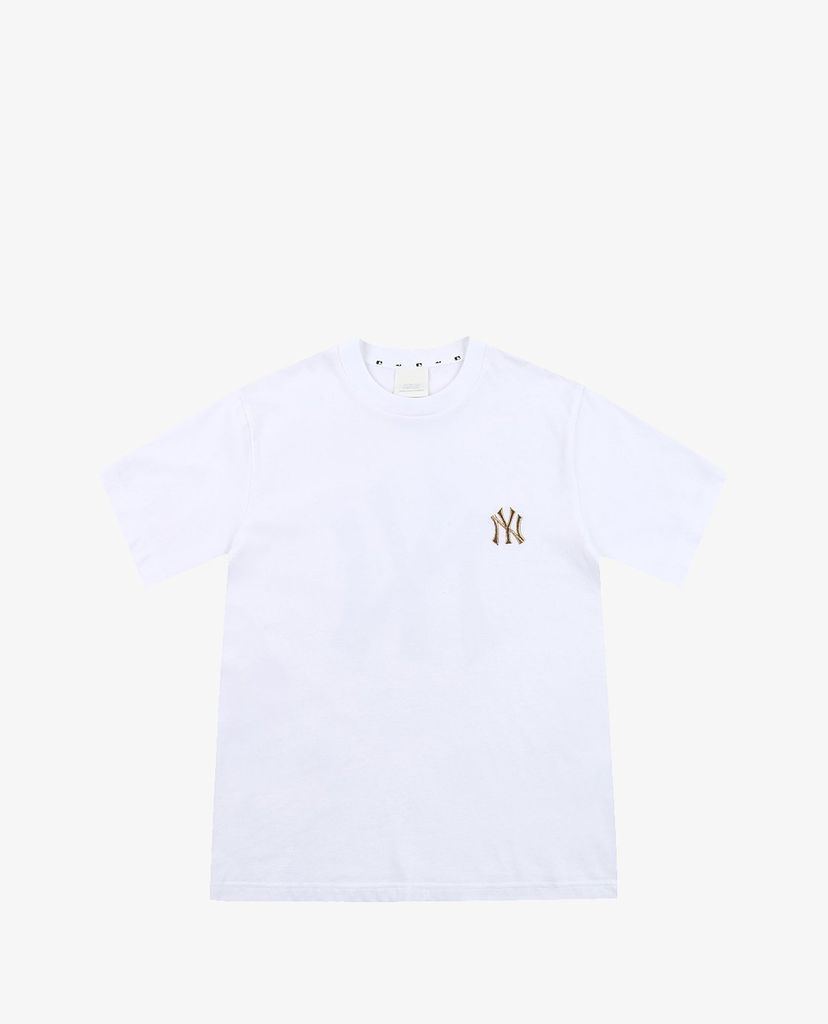 MLB - Áo thun cổ tròn ngắn tay Golden New Year Monogram