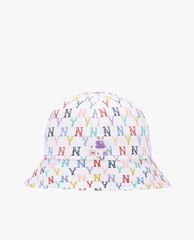 MLB - Nón bucket thời trang Monogram Rainbow