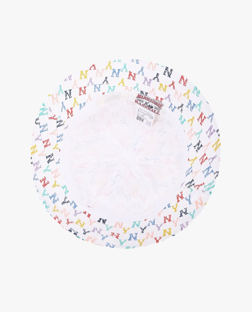 MLB - Nón bucket thời trang Monogram Rainbow