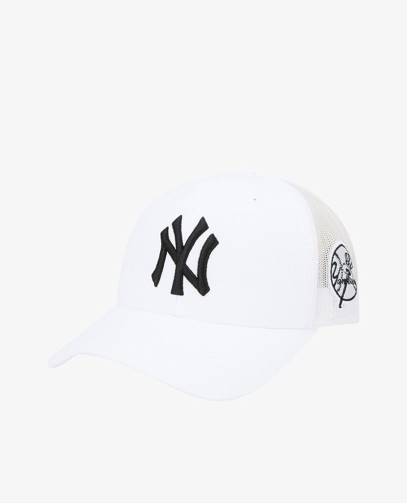 MLB - Nón bóng chày phối lưới Circle Stamp