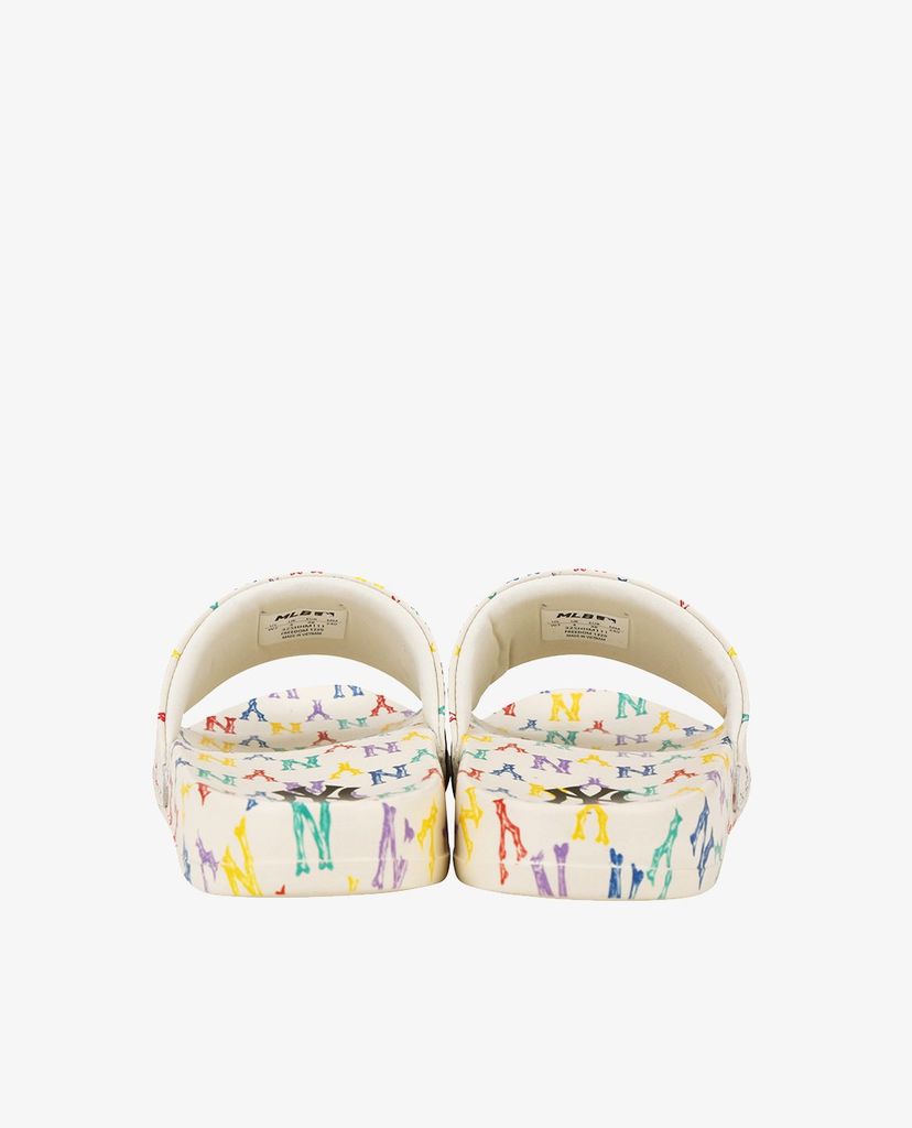 MLB - Dép quai ngang Multi Color Monogram