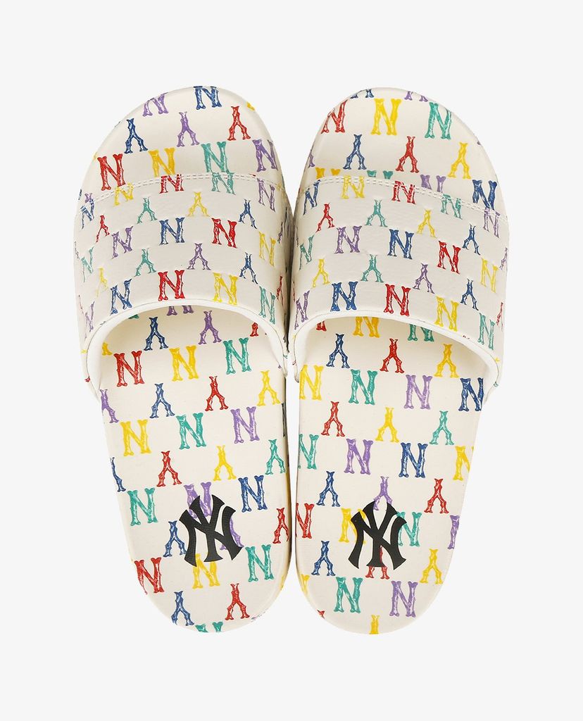 MLB - Dép quai ngang Multi Color Monogram