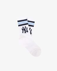 MLB - Vớ cổ cao thời trang Striped Big Logo