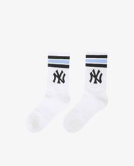 MLB - Vớ cổ cao thời trang Striped Big Logo