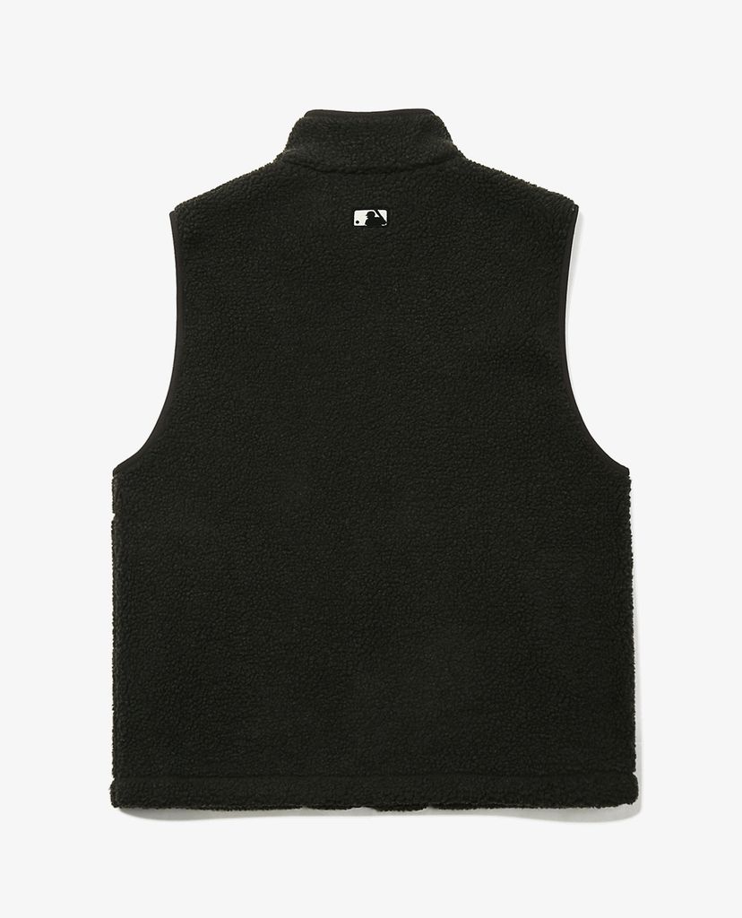 MLB - Áo khoác lông không tay phối zip Wool Fleece