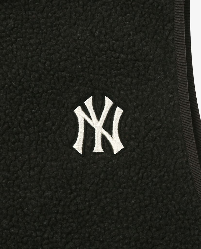 MLB - Áo khoác lông không tay phối zip Wool Fleece