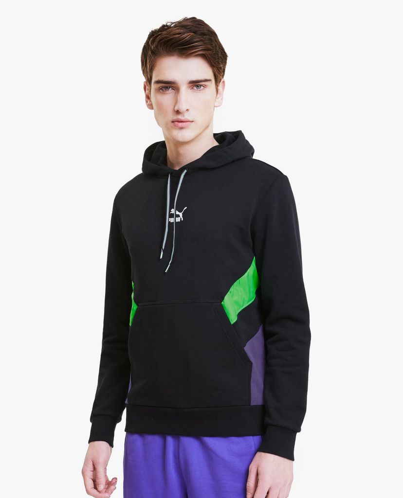 PUMA - Áo hoodie nam phối mũ TFS Sportstyle