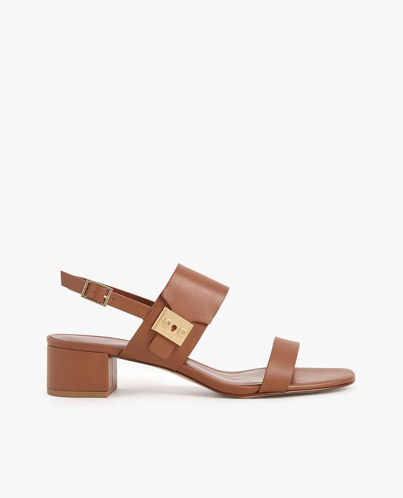 CHARLES & KEITH - Giày cao gót sandals Metal Buckle