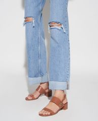CHARLES & KEITH - Giày cao gót sandals Metal Buckle