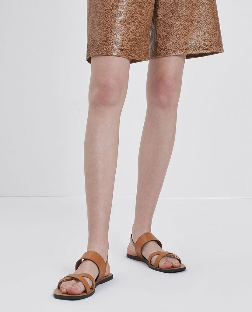 CHARLES & KEITH - Giày sandal nữ quai chéo Thick Strap