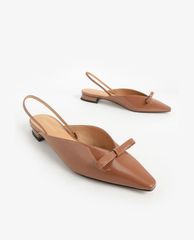 CHARLES & KEITH - Giày đế bệt mũi nhọn Patent Bow