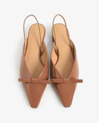 CHARLES & KEITH - Giày đế bệt mũi nhọn Patent Bow