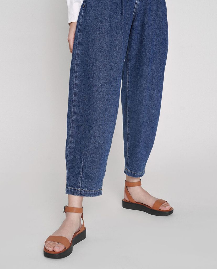 CHARLES & KEITH - Giày sandal nữ quai ngang Ankle Strap Platform