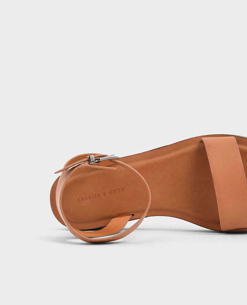 CHARLES & KEITH - Giày sandal nữ quai ngang Ankle Strap Platform