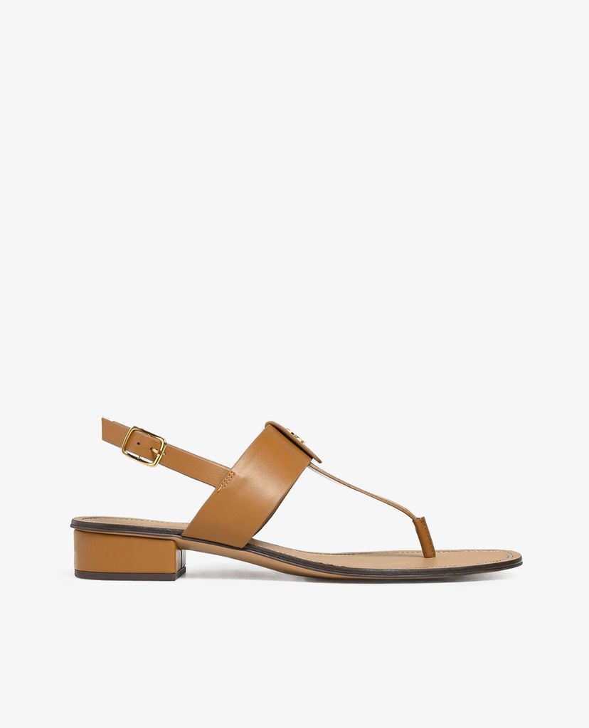 CHARLES & KEITH - Giày sandal Gold Button Accent Thong