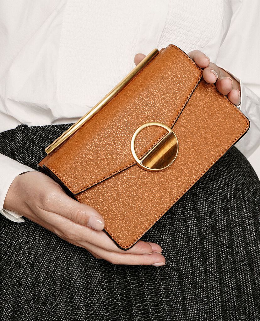 CHARLES & KEITH - Túi đeo vai nữ chữ nhật Stone Embellished Buckle