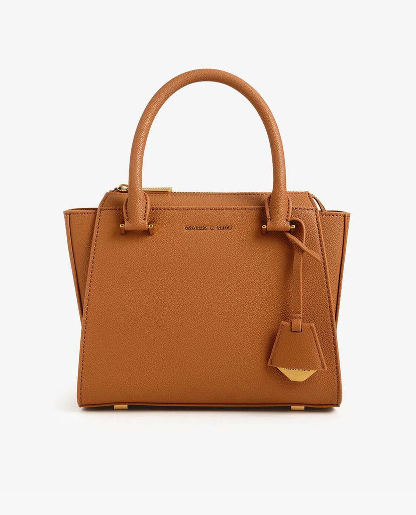 CHARLES & KEITH - Túi xách tay nữ chữ nhật Structured Trapeze