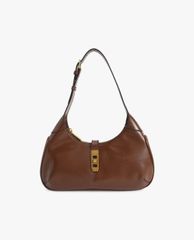 CHARLES & KEITH - Túi đeo vai nữ hình thang Metallic Accent Hobo