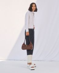 CHARLES & KEITH - Túi đeo vai nữ hình thang Metallic Accent Hobo