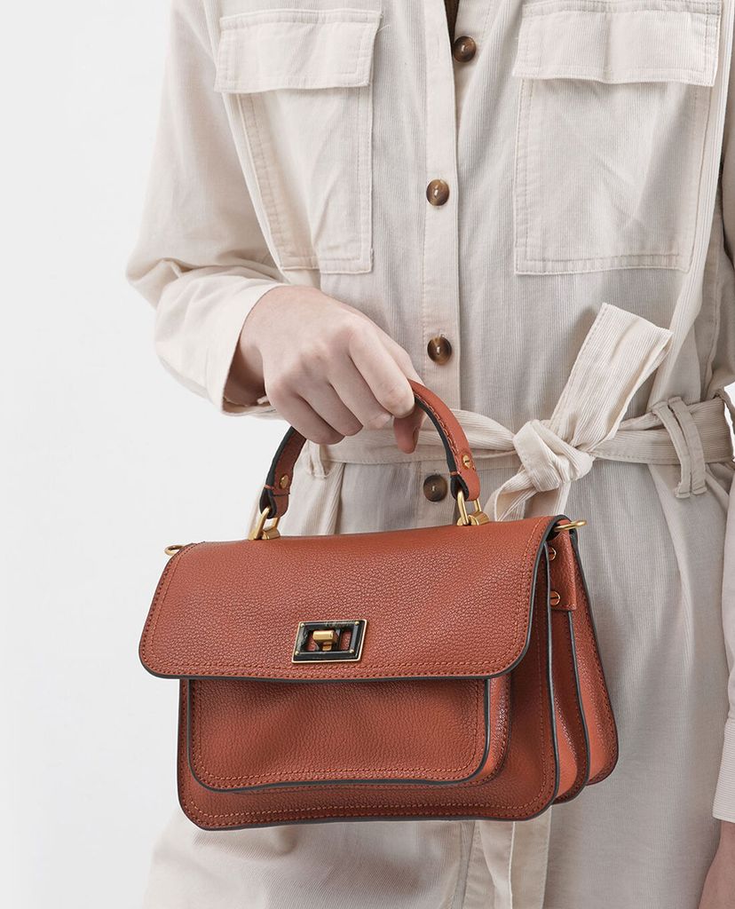 CHARLES & KEITH - Túi xách tay Resin Effect Buckle