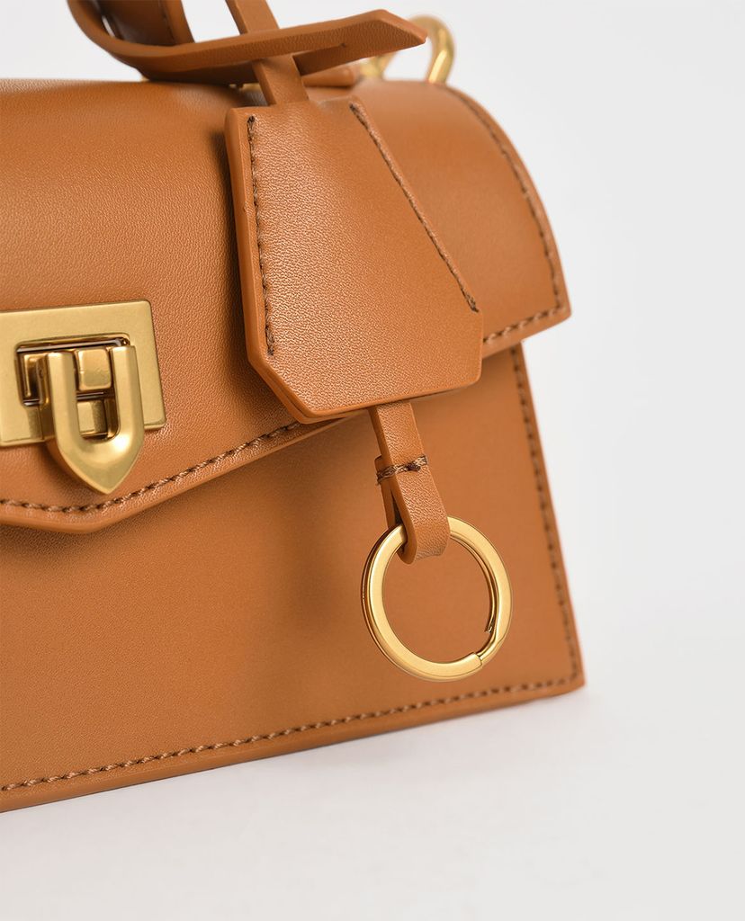 CHARLES & KEITH - Túi xách tay phom chữ nhật Trapeze