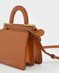 CHARLES & KEITH - Túi xách tay nữ hình vuông Top Envelope