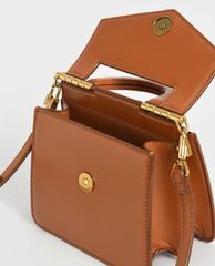 CHARLES & KEITH - Túi xách tay nữ hình vuông Top Envelope