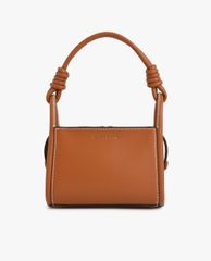 CHARLES & KEITH - Túi đeo vai nữ chữ nhật chi tiết tay cầm xoắn thời trang