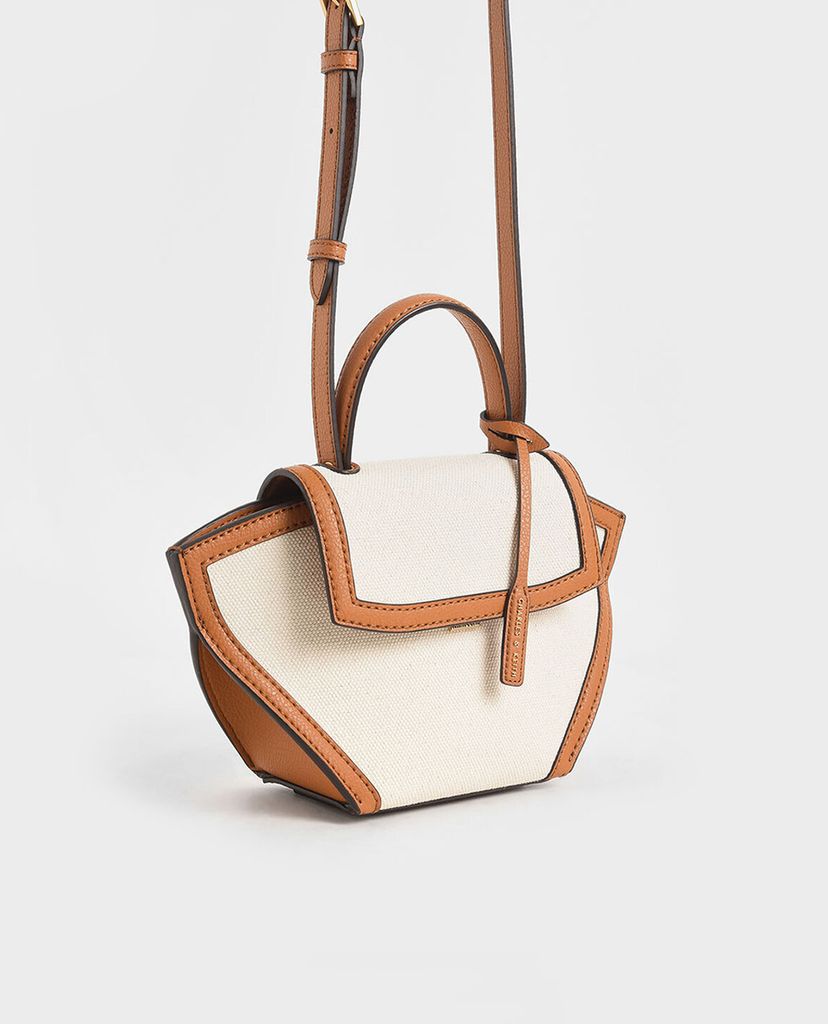 CHARLES & KEITH - Túi xách tay nữ Trapeze Top Handle