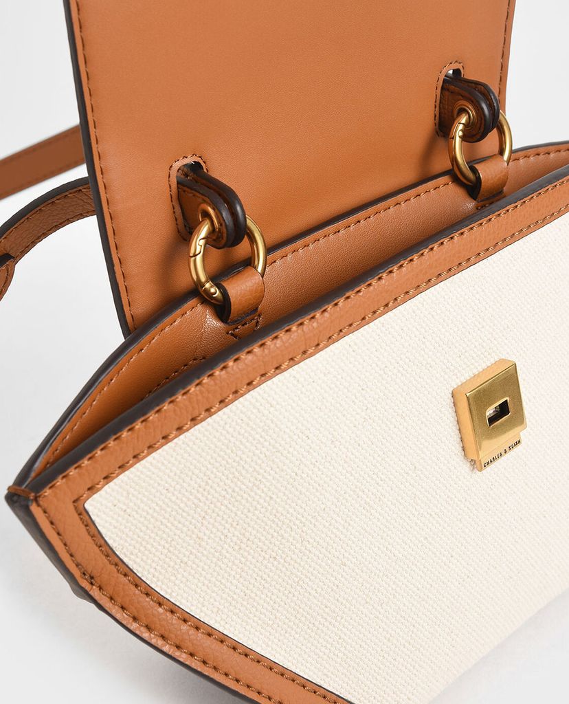 CHARLES & KEITH - Túi xách tay nữ Trapeze Top Handle