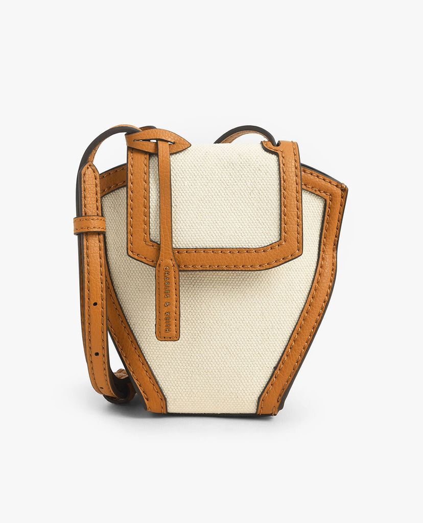 CHARLES & KEITH - Túi đeo chéo nữ đa giác Geometric
