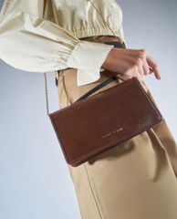 CHARLES & KEITH - Ví nữ phom chữ nhật dài Mini Front Flap