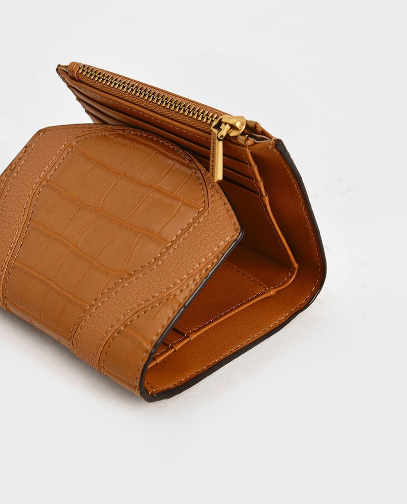 CHARLES & KEITH - Ví nữ phom vuông Push Lock Mini