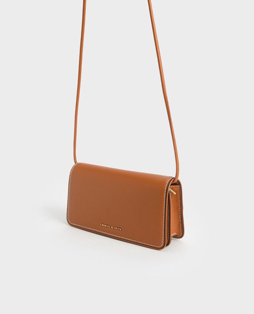 CHARLES & KEITH - Ví cầm tay nữ chữ nhật thời trang