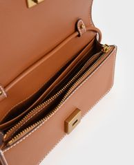 CHARLES & KEITH - Ví cầm tay nữ chữ nhật thời trang